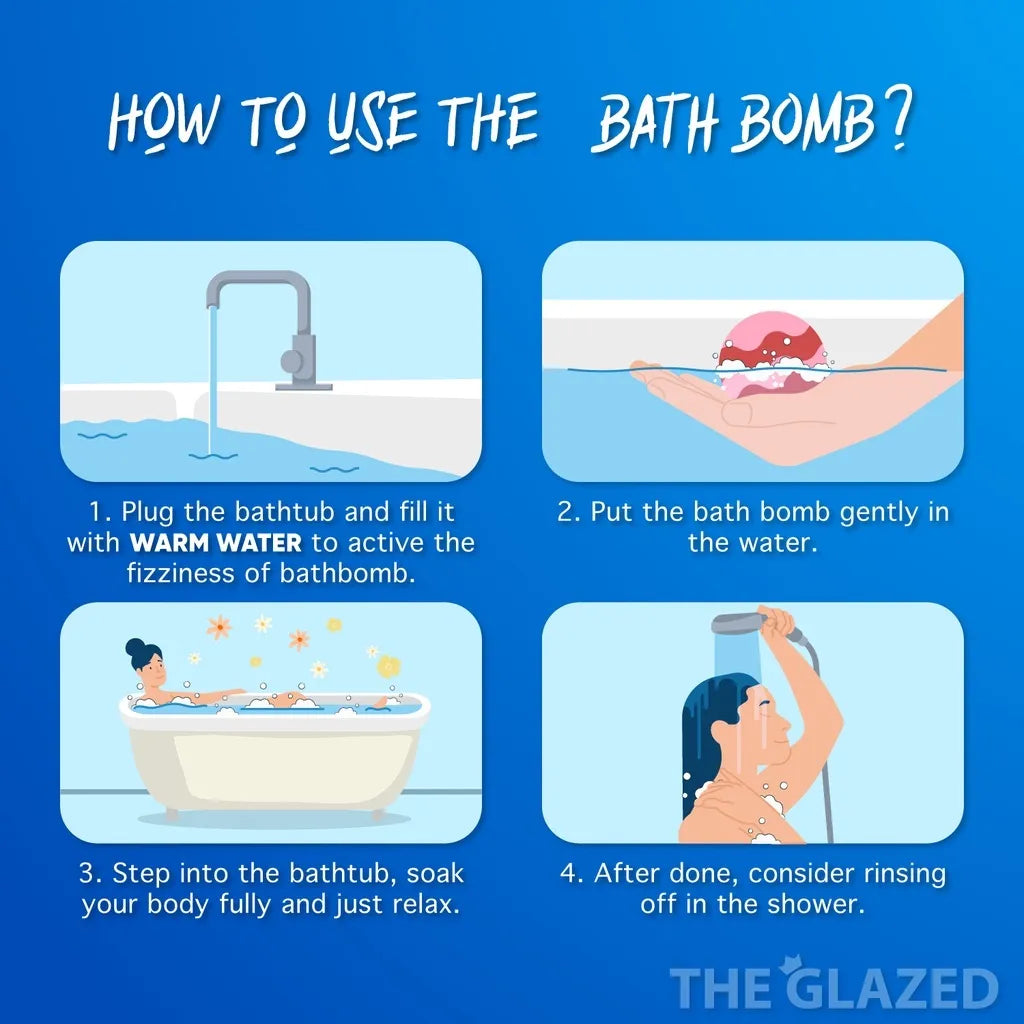 The Glazed - Luxury Bubble Bath Bomb